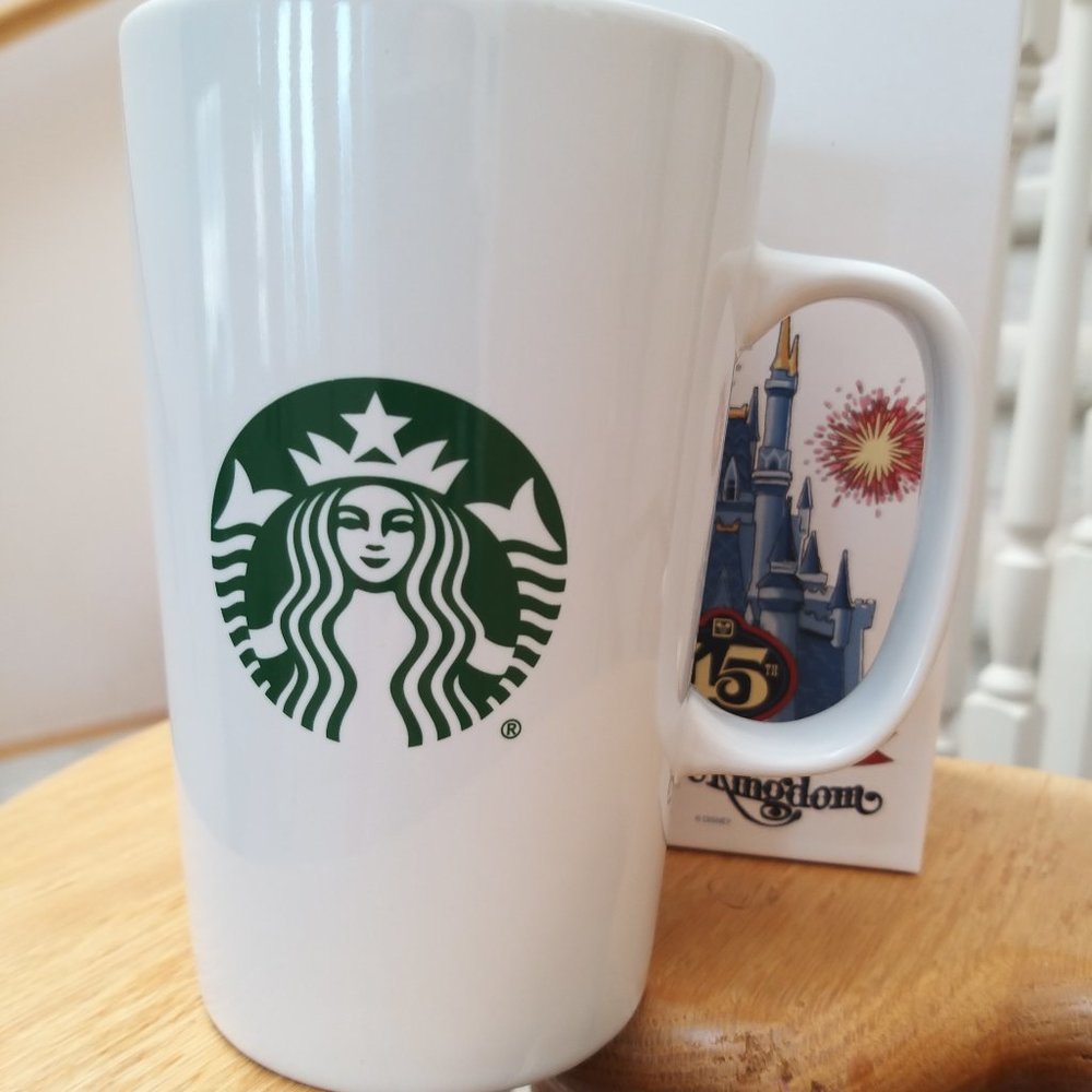STARBUCKS Disney's  WDW Magic Kingdom 45th Anniversary  - NEW - Picture 8 of 14